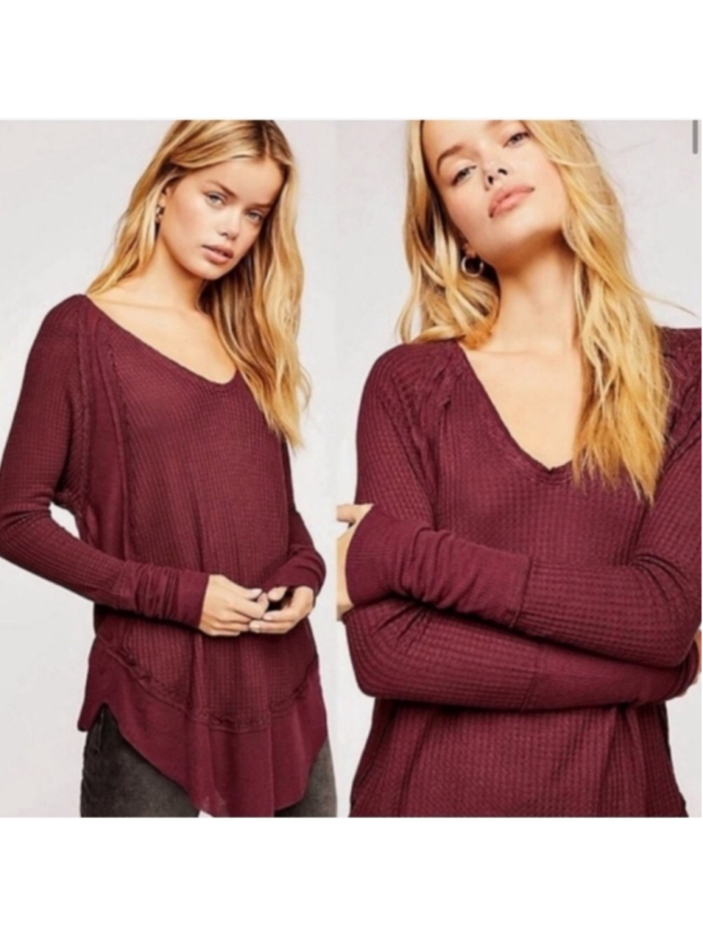 Free People Catalina Thermal Top Plumberry